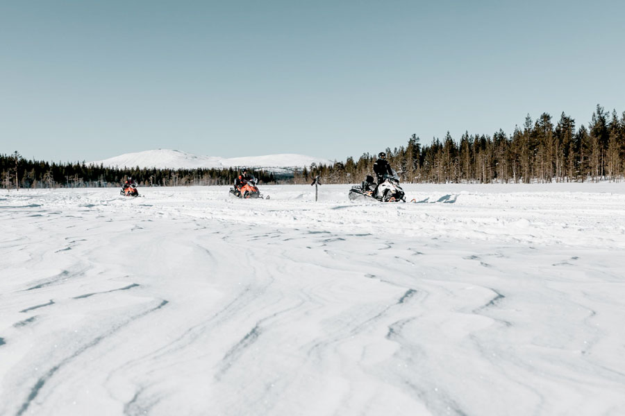 Sneeuwscootersafari voor gevorderden Levi