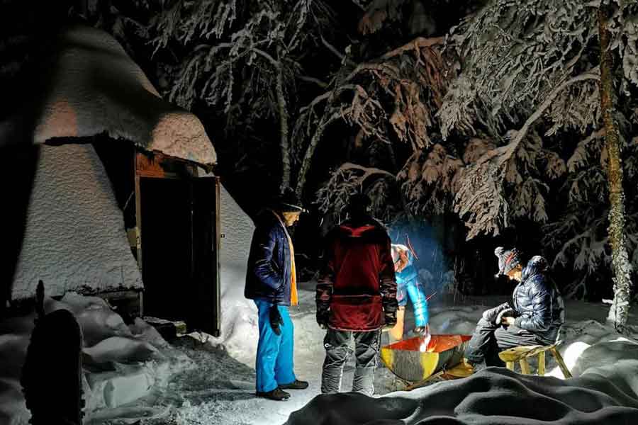 Huskysafari met outdoordiner Åre